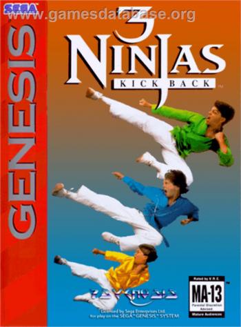 Cover 3 Ninjas Kick Back for Genesis - Mega Drive